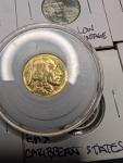 20 Gold Plated Buffalo Nickels, Low Mintage