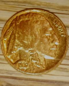 1937 Buffalo Nickel Gold Coin