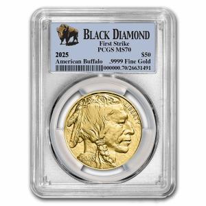 2025 1 oz Gold Buffalo Coin MS-70 PCGS