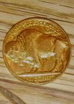 1937 Buffalo Nickel Gold Coin