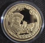 Buffalo Bill 1/4 Oz Gold-Plated Coin