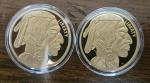 2025 $50 Gold Buffalo Tribute Proof Coin Duo