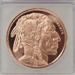 1 oz Copper Buffalo Round Coin ICG MS70