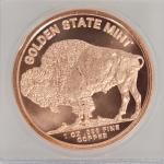 1 oz Copper Buffalo Round Coin ICG MS70