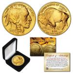 2022 Gold Plated $50 American Buffalo Tribute Coin
