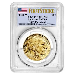 2022-W Proof $50 American Gold Buffalo Coin