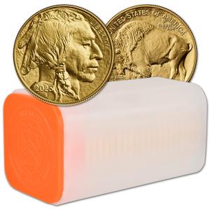 2025 American Gold Buffalo 1 oz $50 Coin Roll
