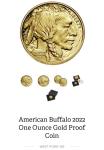2022 One Ounce American Buffalo Gold Proof Coin