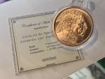 1 Oz Copper Buffalo Coin with Certificate & Pouch