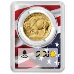 2025 $50 American Buffalo Gold Coin MS70 Flag