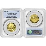 2008-W $25 1/2 oz Proof Gold Buffalo Coin