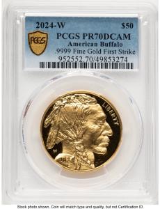 2024-W Proof Gold Buffalo 1 oz Coin PR70