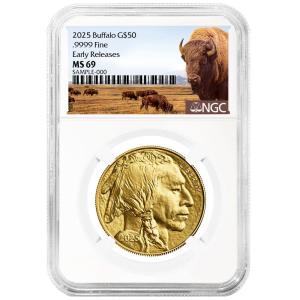 2025 $50 American Gold Buffalo NGC MS69 Coin