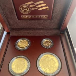 2008 W Buffalo Gold Proof Coin Set 4-Coin