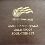 2008 W Buffalo Gold Proof Coin Set 4-Coin