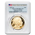 2022-W 1 oz Gold Buffalo Proof Coin PR-70