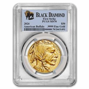 2024 1 oz Gold Buffalo Coin MS-70 PCGS