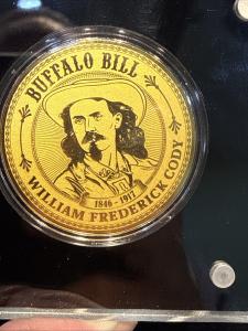 Buffalo Bill Wild West .999 Fine Gold Coin