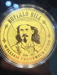 Buffalo Bill Wild West .999 Fine Gold Coin