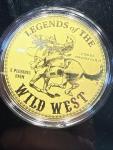 Buffalo Bill Wild West .999 Fine Gold Coin