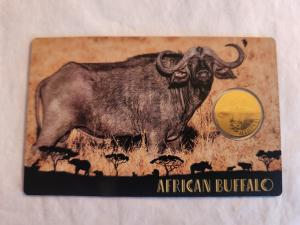 2024 African Buffalo Gold Coin Card - Wildlife Series
