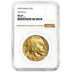 2025 $50 American Gold Buffalo Coin MS69