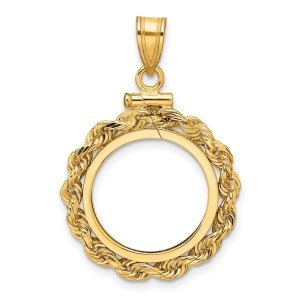 2008 $5 American Buffalo Gold Coin Bezel