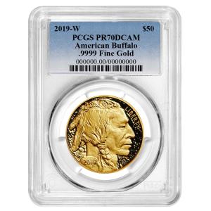 2019-W $50 American Gold Buffalo Coin PR70DCAM
