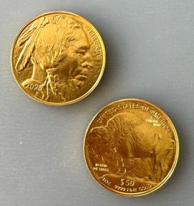 2025 American Buffalo Gold Coin - 2 Pack