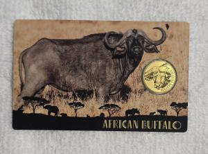 African Buffalo Gold Coin 1/1000 oz 999