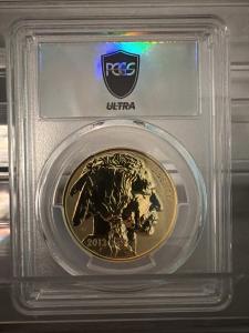 2013W $50 American Buffalo Gold Coin PR70