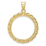 2008 $10 1/4 oz American Buffalo Coin Bezel
