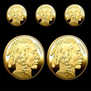 5x 2024 American Buffalo 24K Gold Coins
