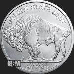 1 Oz Buffalo Silver Round - Golden State Mint