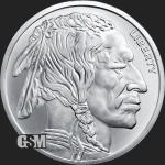 1 Oz Buffalo Silver Round - Golden State Mint
