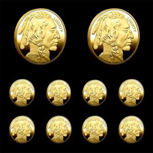 10x 2024 American Buffalo 24K Gold Coins
