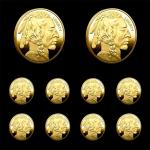 10x 2024 American Buffalo 24K Gold Coins