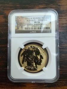 2013 Gold Buffalo NGC PF 70 100th Anniversary