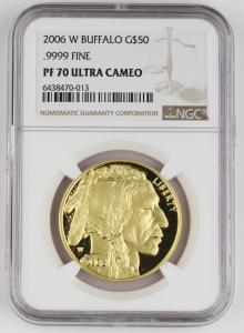 2006 W $50 American Buffalo Gold Proof Coin