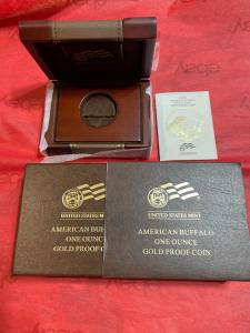 2008-W American Buffalo Gold Proof Box & COA