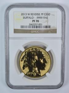 2013-W $50 American Gold Buffalo 1 Oz Coin