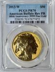 2013-W $50 American Buffalo Reverse Proof Gold Coin