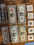 Mixed Lot of $2 Bills and Buffalo Coins