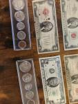 Mixed Lot of $2 Bills and Buffalo Coins