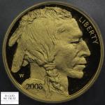 2008 W Buffalo Gold Coin 1/4 Oz PR 70