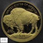 2008 W Buffalo Gold Coin 1/4 Oz PR 70