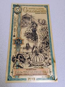 2024 South Dakota Goldback 1/200 Troy Oz Coin