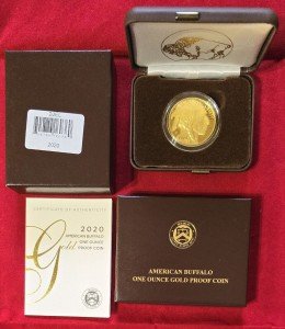 2020 W American Buffalo Gold Proof Coin 1 oz