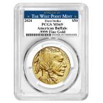 2024 $50 American Gold Buffalo Coin MS69 FS