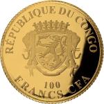 2025 Congo African Buffalo .9999 Gold Coin